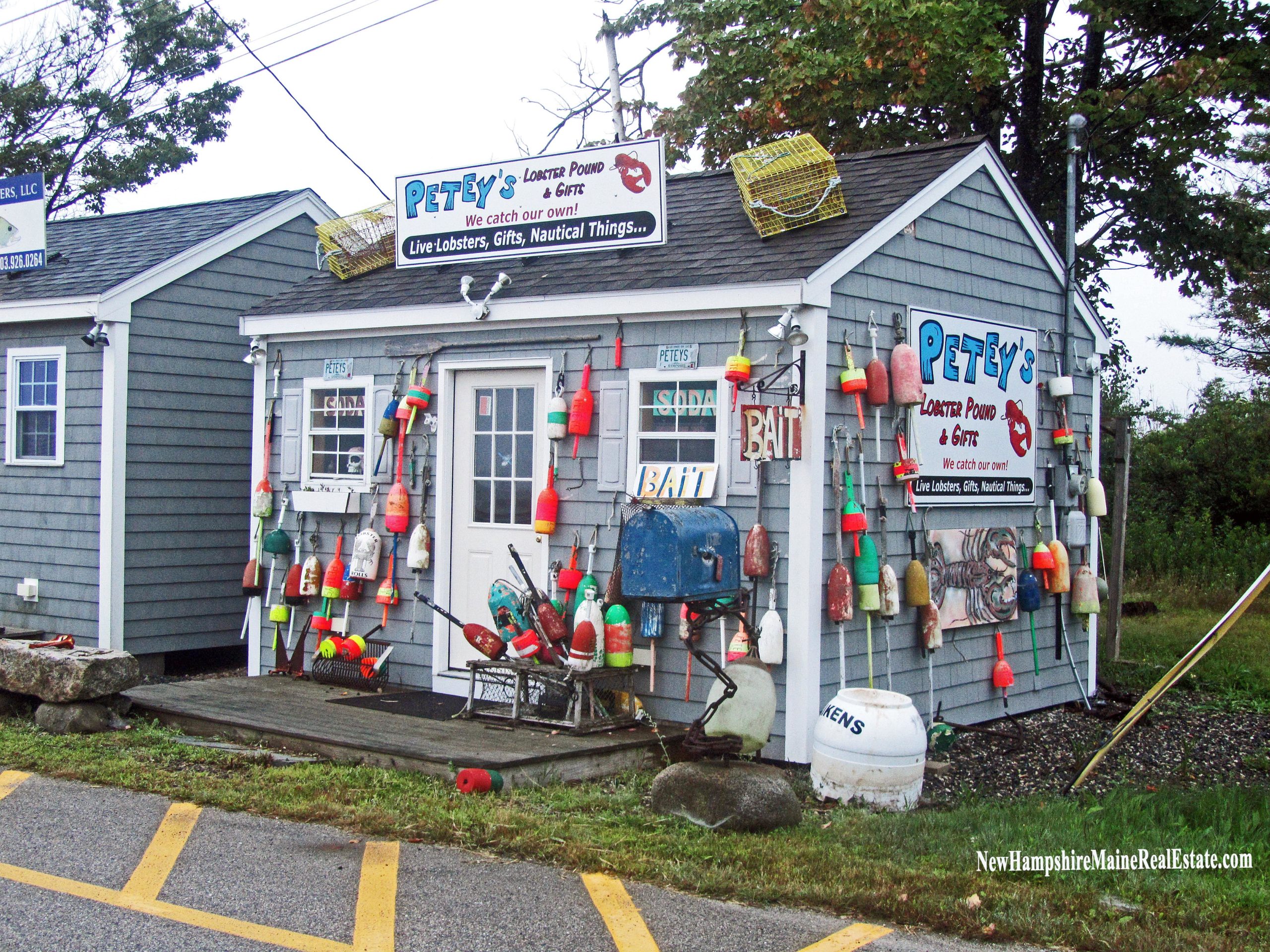 Petey's Bait Shack in Rye Harbor NH